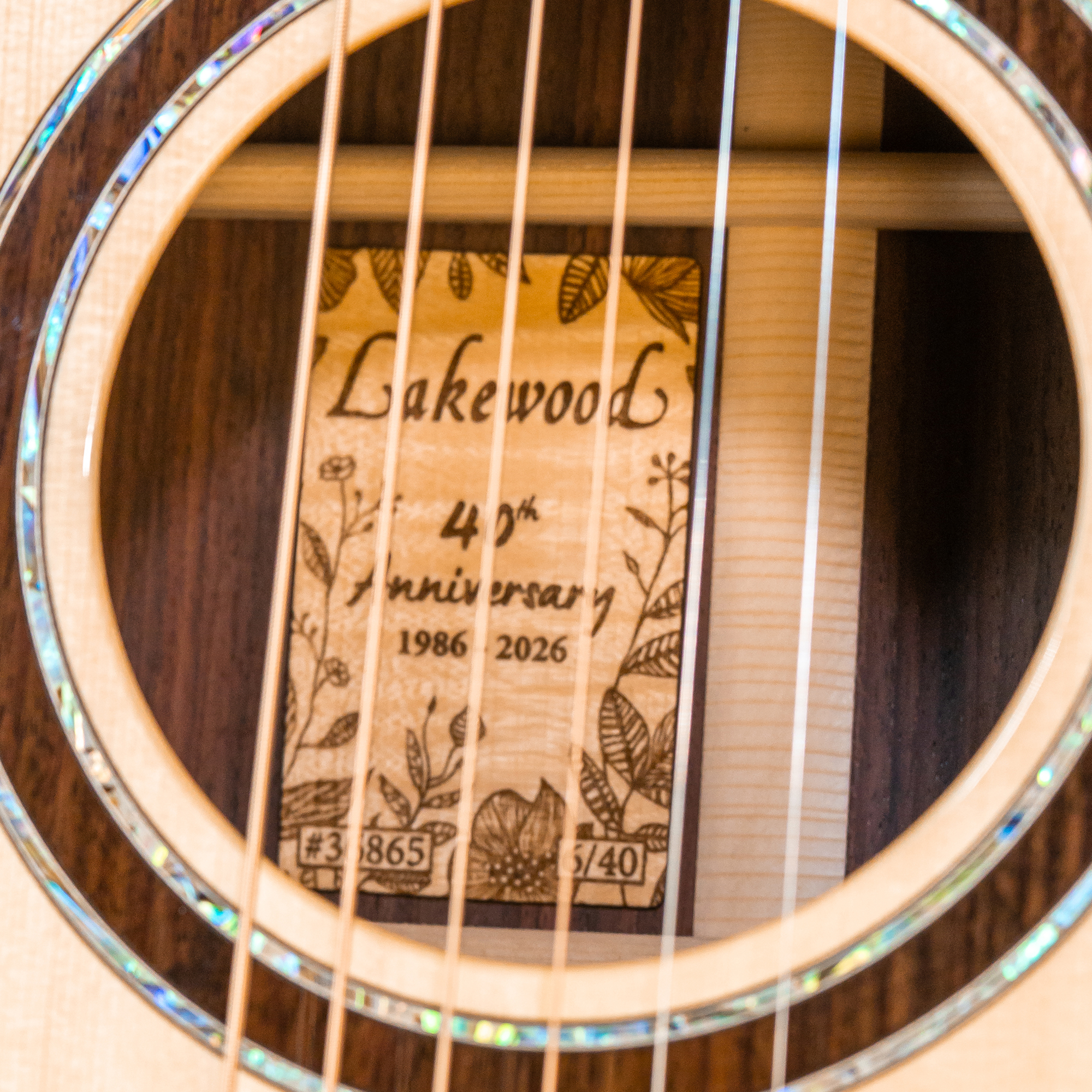 40 Jahre Lakewood Guitars - Das Jubiläumsmodell